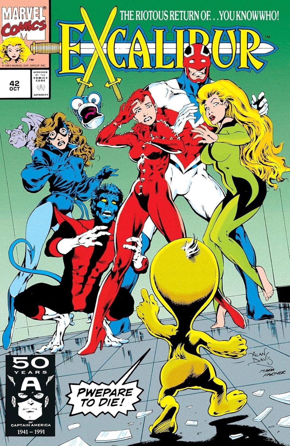 Make Mine Multiversity #139: "Excalibur" (1988) #42-50 with Kelly Thompson; or, Why Can't I Hold All These Technets?!